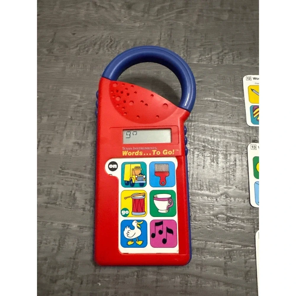 Vintage Texas Instruments Words To Go Learning‎ Toy 1990s w/ Cards Tested